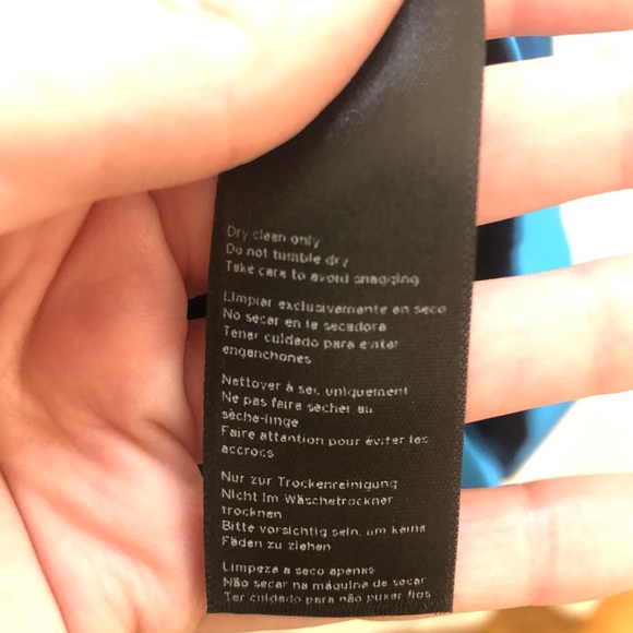 Topshop Blue Satin Dress - Picture 12 of 14